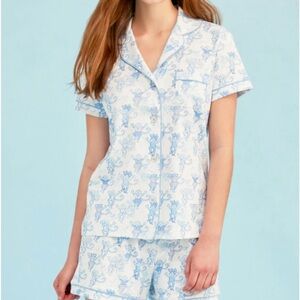 Roller Rabbit x Love Shack Fancy Pastische De Monkey Polo Pajamas NWT